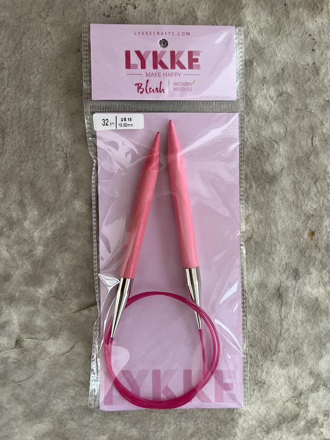 Lykke: Blush Fixed Circular Needles (32”) – Knitters Without