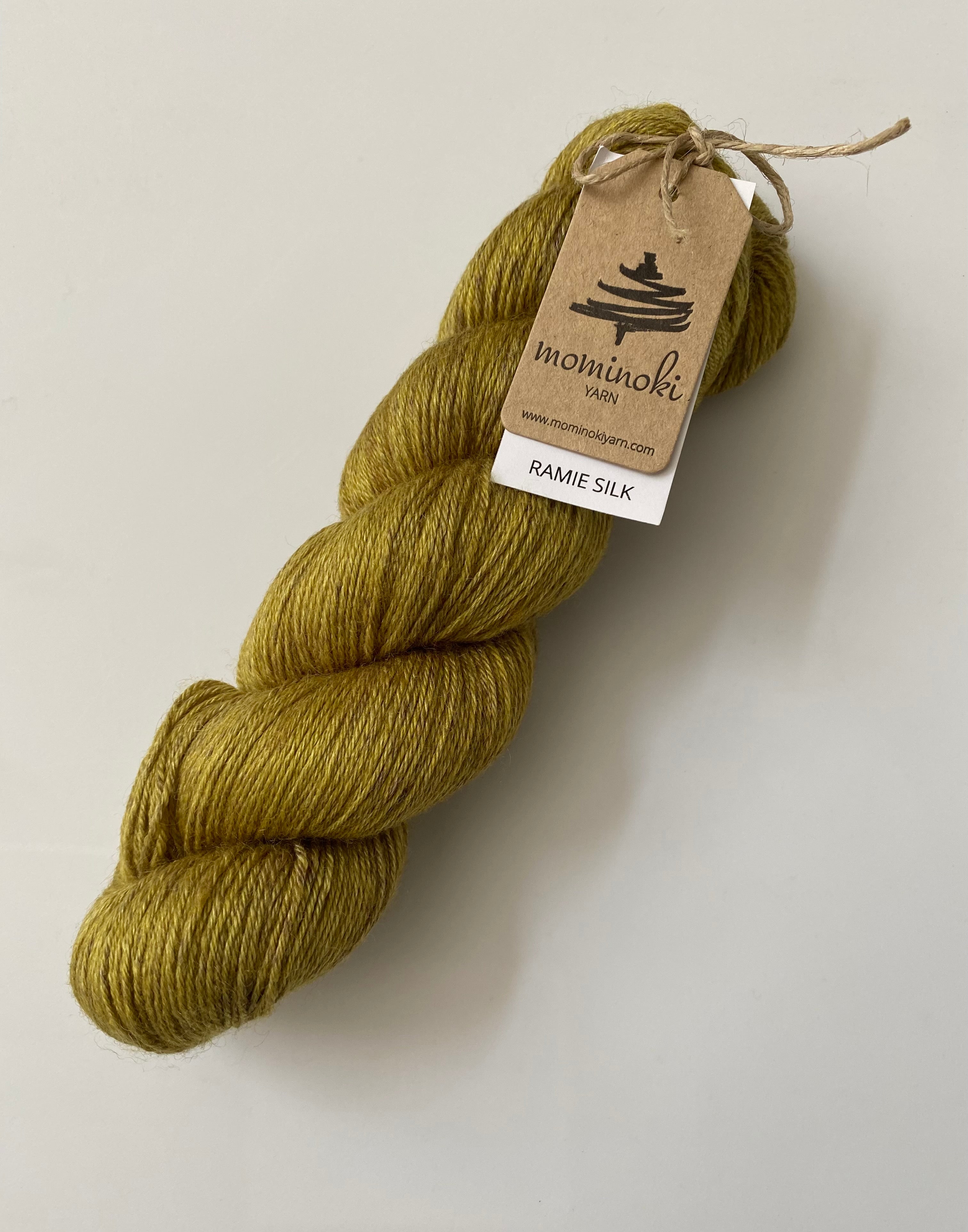 Ramie/silk - nettle/silk - undyed yarn on cone for knitting, weaving and  crochet