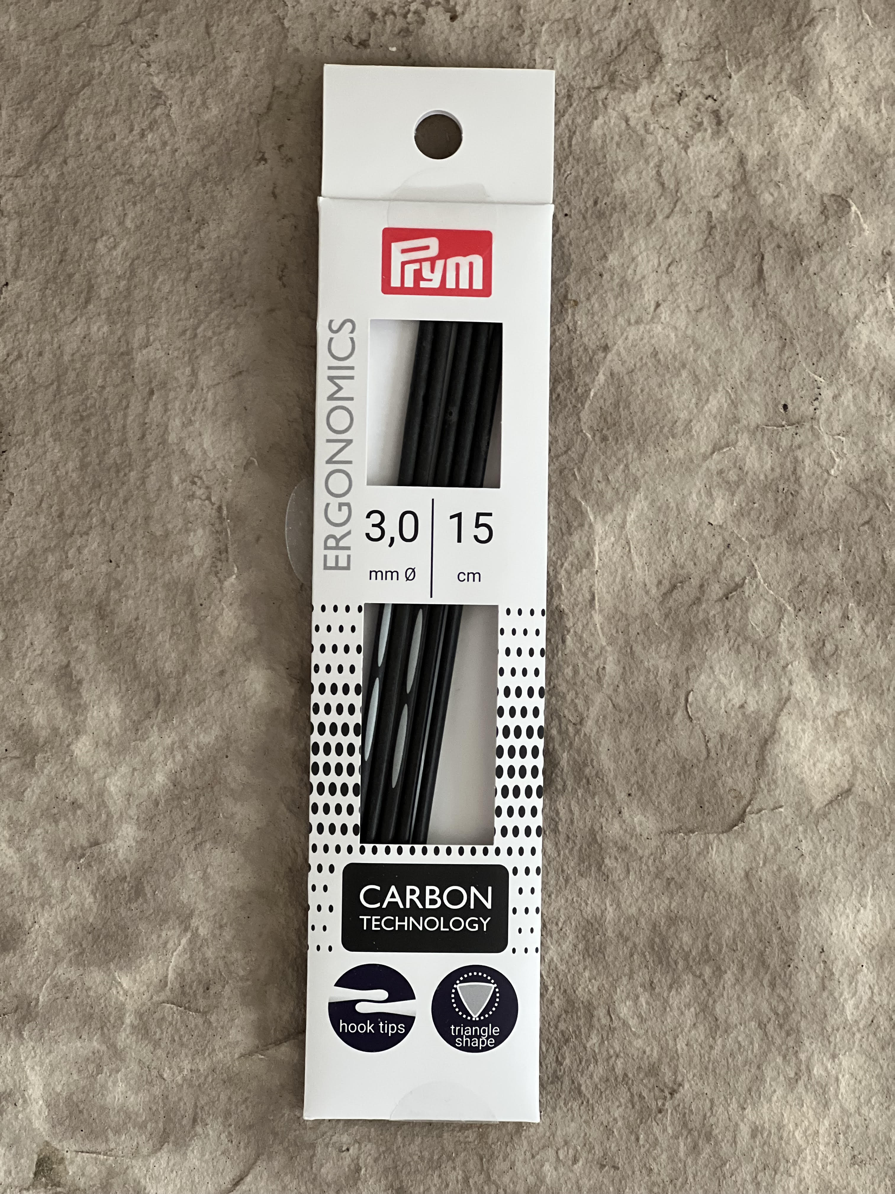 Prym 6 Double Point, US 6 (4mm) Knitting Needles, Alabaster White 5 Count
